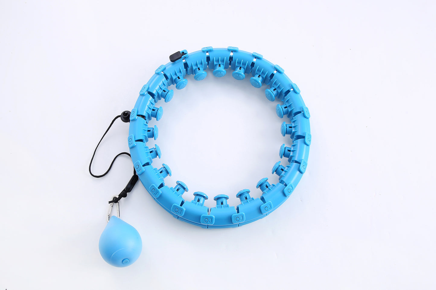 Gorilla Express Hula Hoop Collapsible Weighted Fitness Waist Abs Exercise Gym Workout Body Build GE16